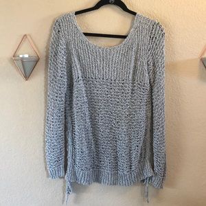 Knit Gray Long Sleeve sweater